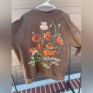 Outside Lands x Pacsun chocolate brown crewneck XL
